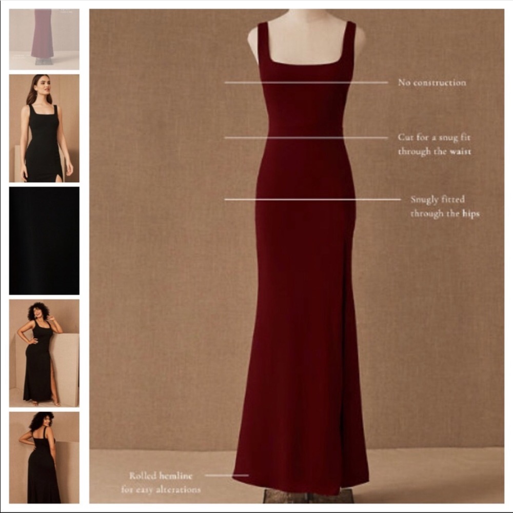 BHLDN x Anthropologie dress blush rose pink - Picture 6 of 16